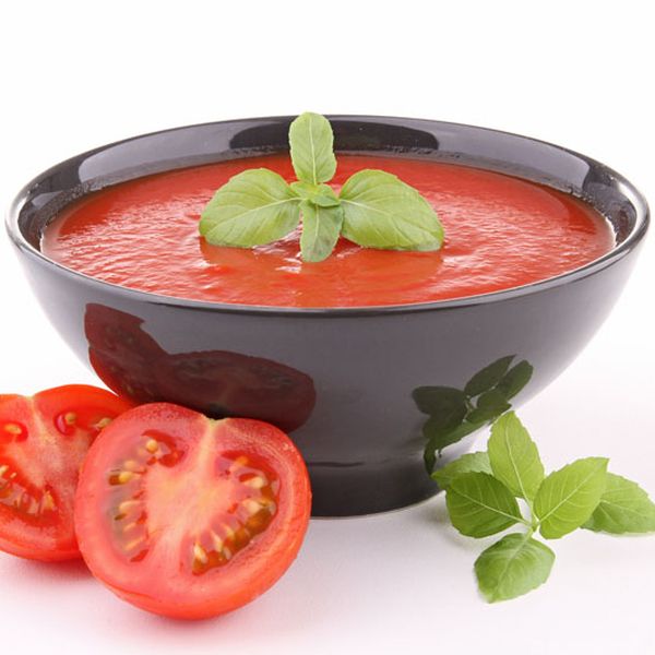 Tomaten-Basilicumsoep